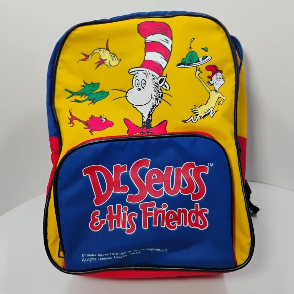 Dr. Seuss and His Friends backpack 1997 Child's First Backpack